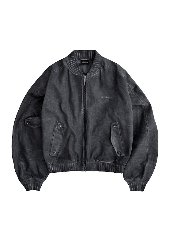 Бомбер MADFRENZY Oversized Black