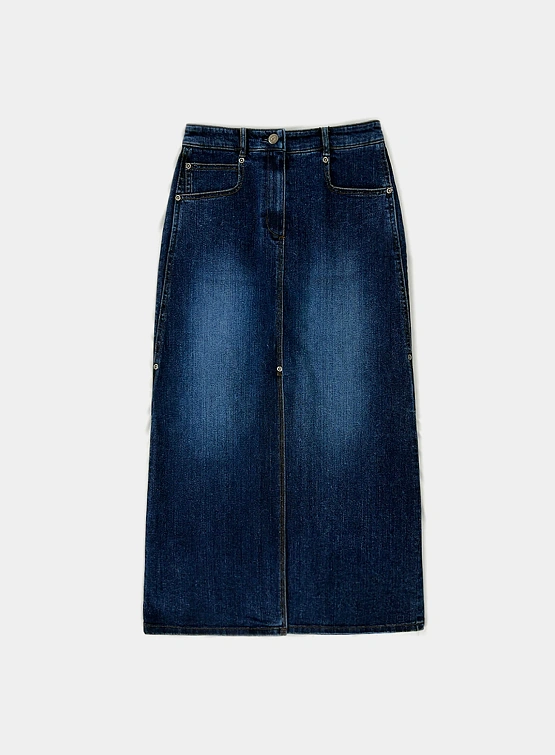 Женская юбка EPINGLER 3 Stitch Detail Denim Dawn Blue