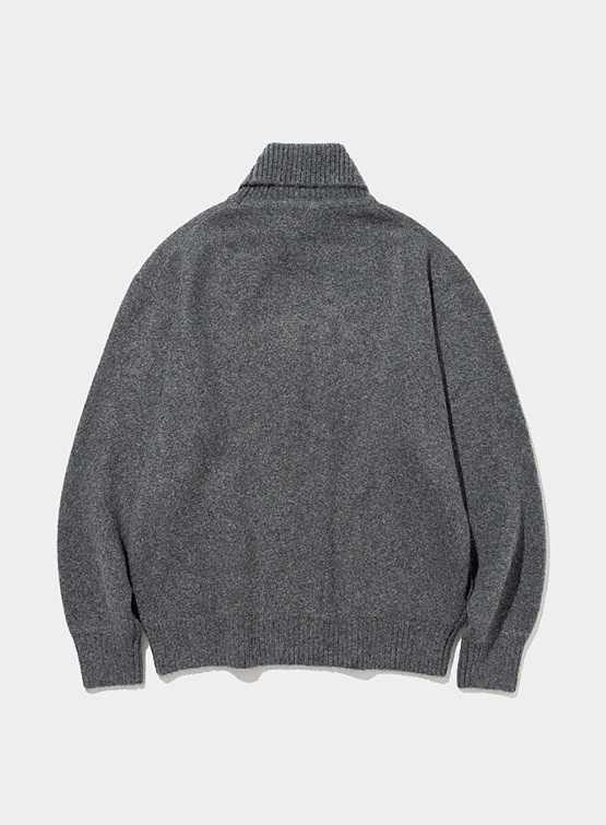 Свитер Uniform Bridge Fisherman Turtle Neck Charcoal