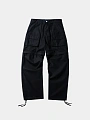 брюки market washed moraine pants black