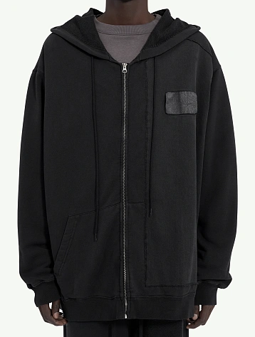 Зип-худи MM6 Zip Up Logo Black