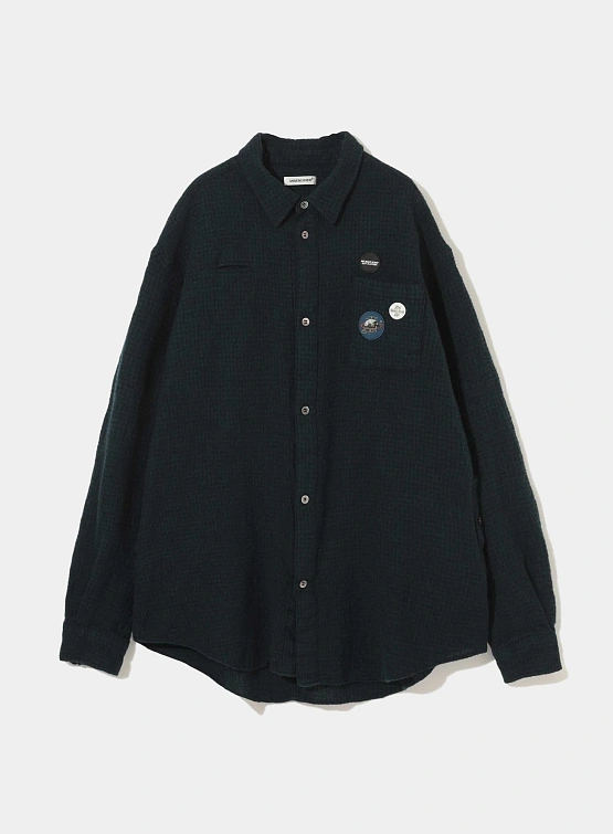 Рубашка UNDERCOVER Front Patch Pocket Green