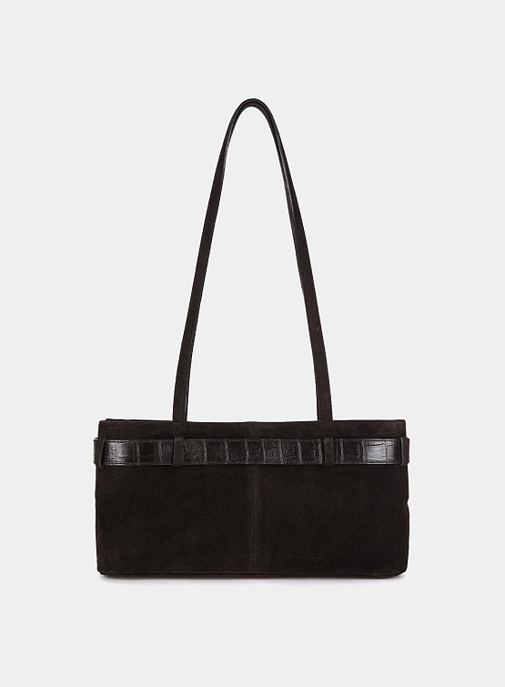 Сумка OSOI Shoulder Brocle Suede Mocha Combi