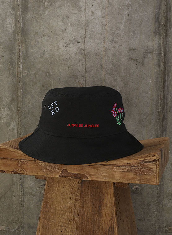 Панама Jungles Jungles Let Go Bucket Hat Black