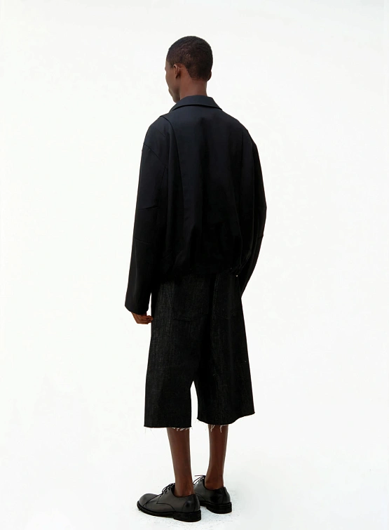 Шорты COOR Raw Cut Engineer Bermuda Black