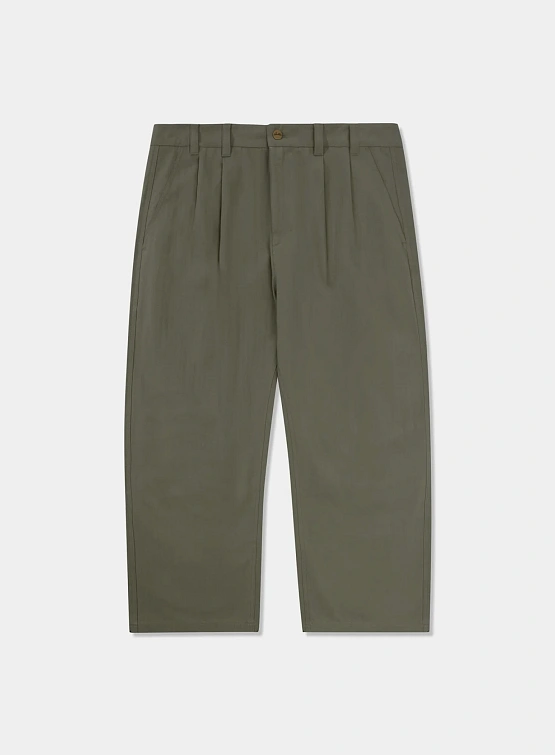 Брюки Butter Goods Pleated Trousers Foliage