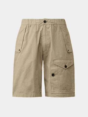 Шорты C.P. Company Microreps Cargo Vintage Khaki