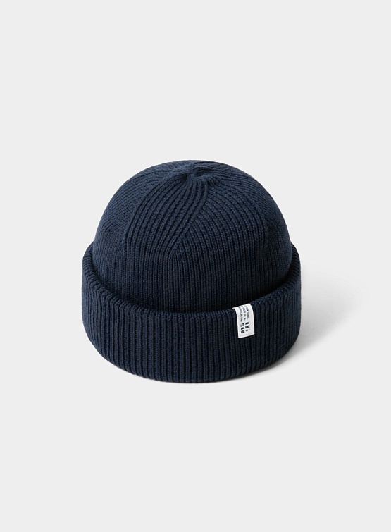 Шапка ANGLAN Label Essential Beanie Navy