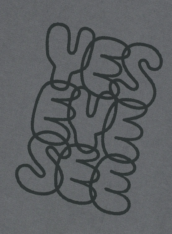 Худи YESEYESEE C-Logo Hoodie Dark Grey