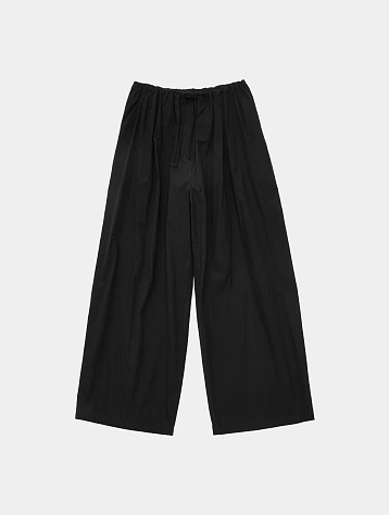 Женские брюки AMOMENTO Cotton Banding Wide Pants Black