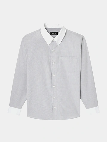 Женская рубашка A.P.C. Yuna Light Grey