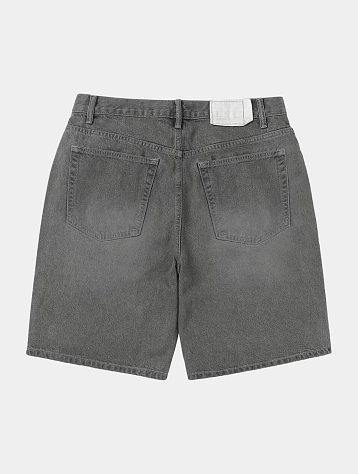 Шорты thisisneverthat Washed Denim Short Grey