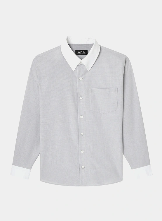 Женская рубашка A.P.C. Yuna Light Grey