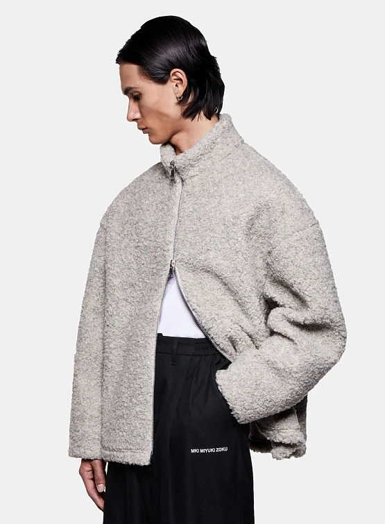 Флисовая куртка MKI MIYUKI ZOKU Fleece Track Oatmeal