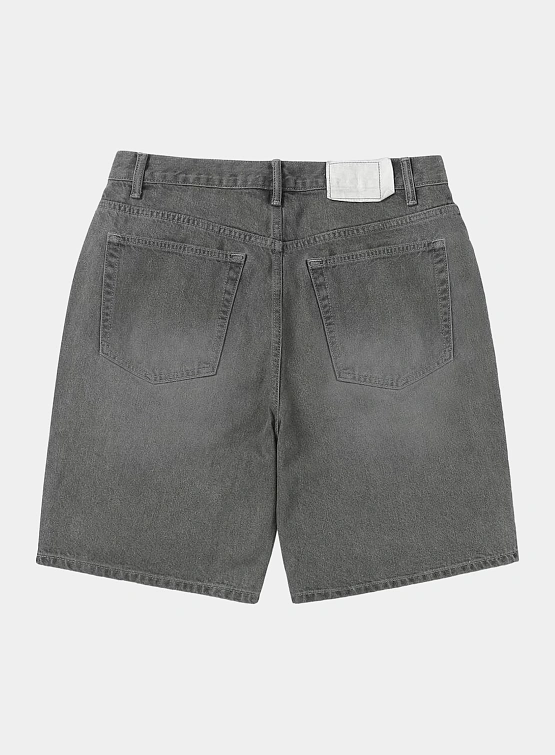 Шорты thisisneverthat Washed Denim Short Grey