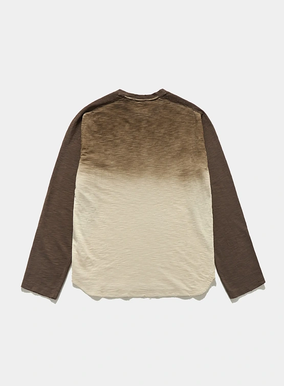 Лонгслив EASTLOGUE Wandarer Raglan Brown/Cream