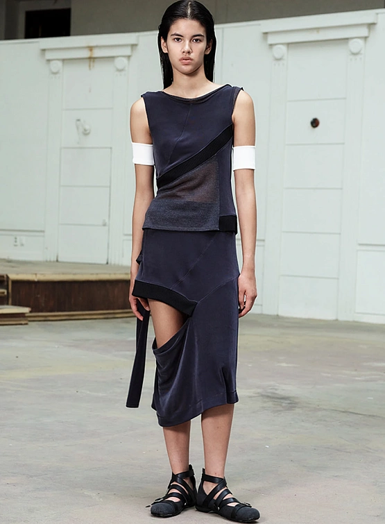 Женские балетки OPEN YY Cross Band Ankle Black