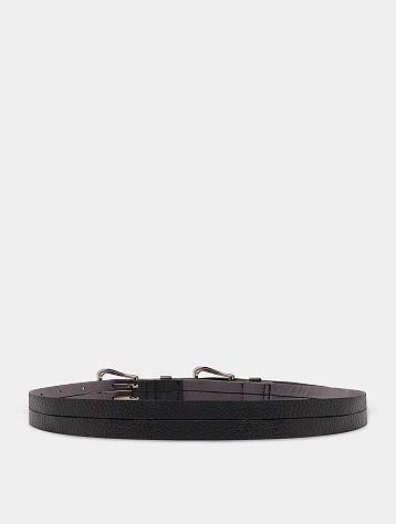 Ремень EPINGLER  2-Line Leather Black