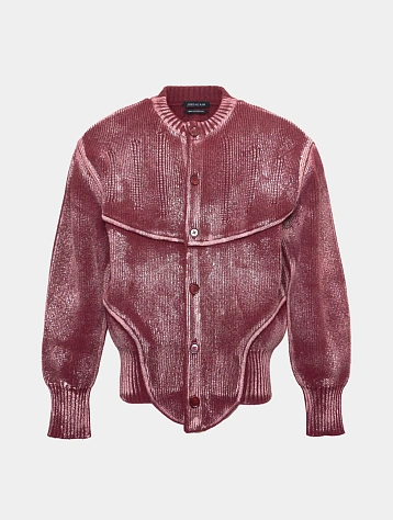 Кардиган JUNTAE KIM Painted Corset Knit Cardigan