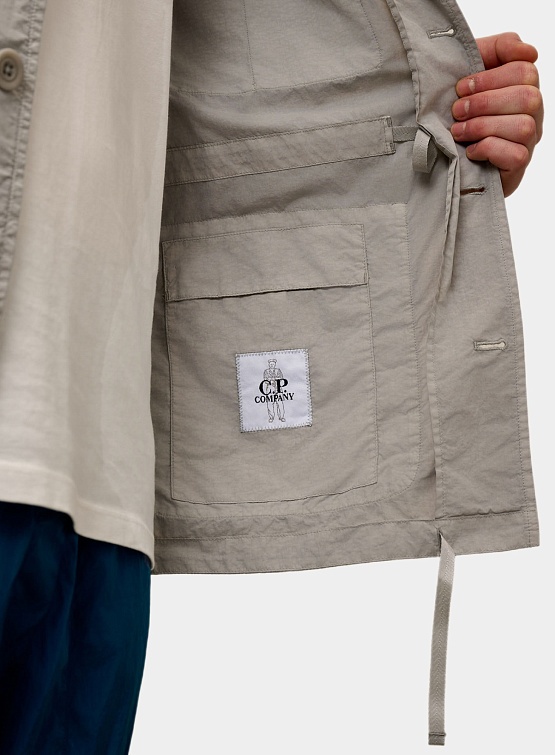 Овершот C.P. Company Nylon Utility Overshirt Drizzle Grey