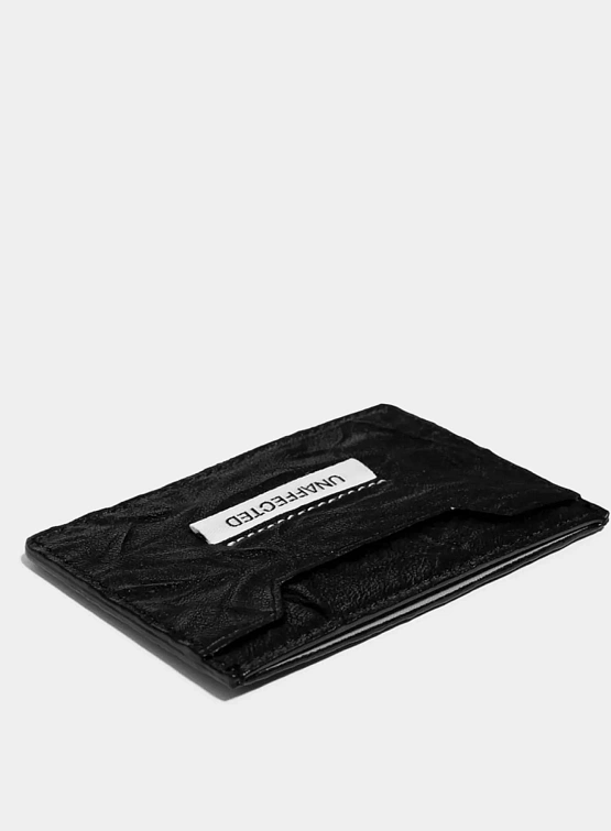 Кардхолдер UNAFFECTED Logo Label Black