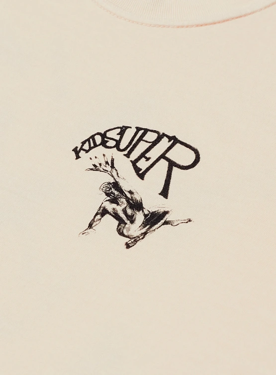 Футболка KidSuper Trapeze Woman Tee Cream