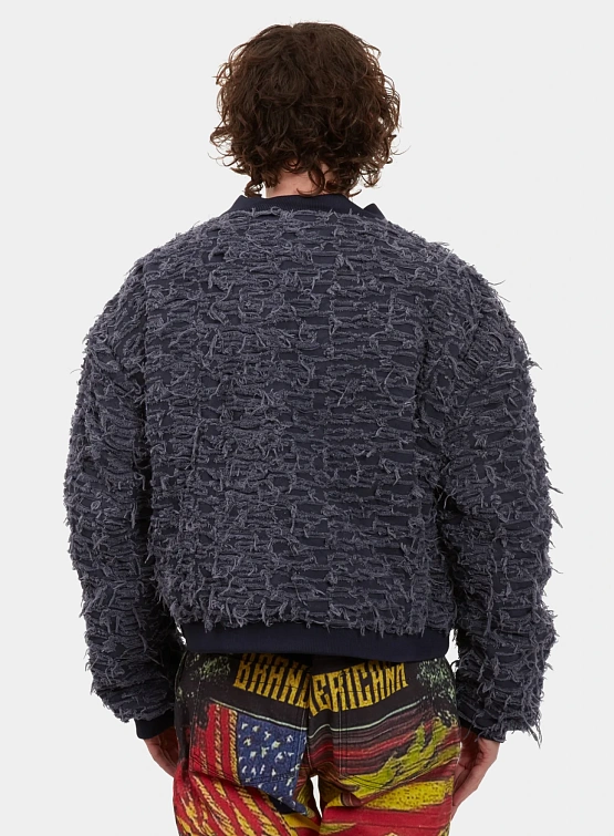 Бомбер WHO DECIDES WAR Husk Indigo