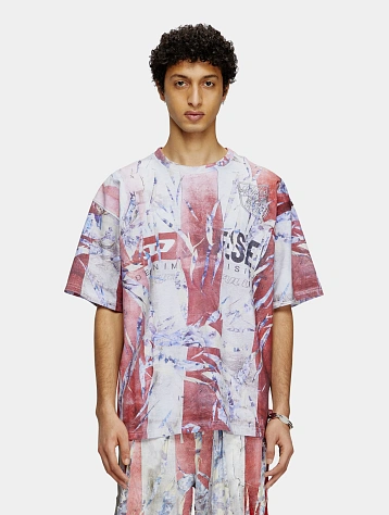 Футболка Diesel T-Boxt-R13 Maglietta Red/White