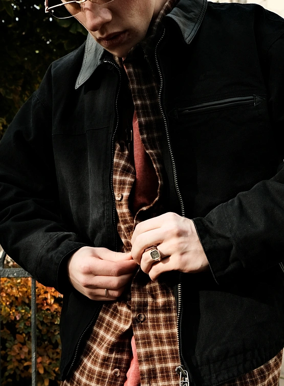 Куртка FrizmWORKS Heavy Canvas Destroyed Black