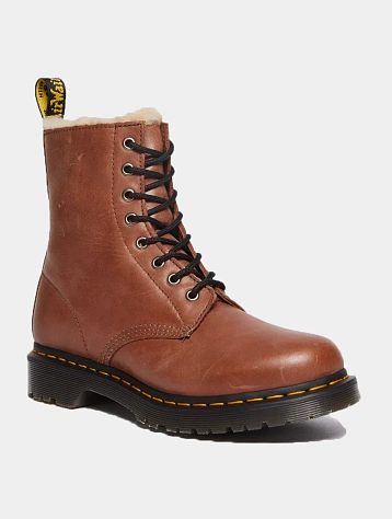 Ботинки Dr. Martens 1460 Serena Saddle Faux Fur Tan Farrier