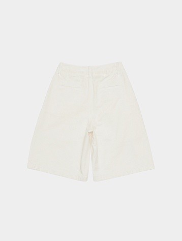 Женские шорты AMOMENTO Cut-Out Pocket Denim Shorts White