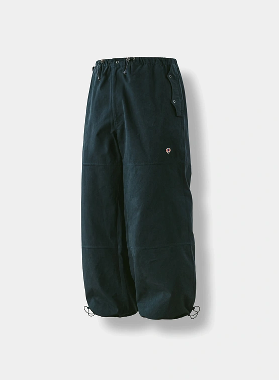 Брюки ANGLAN Advance Wappen String Panel Pants Forest Green