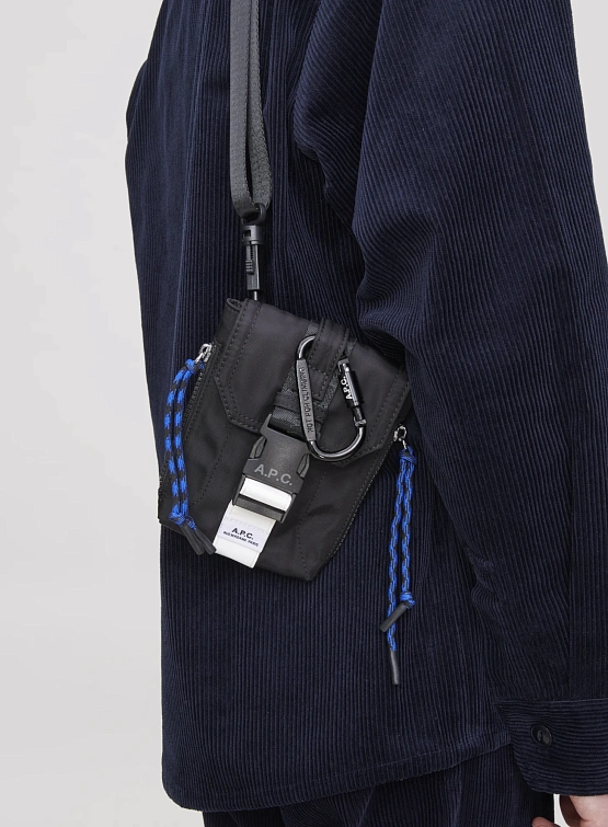 Сумка A.P.C. Trek Crossbody Pouch Noir