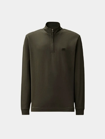 Халф-зип C.P. Company Stretch Piquet Half Zip Dark Shadow