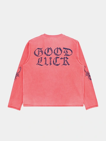 Лонгслив Daze x AA Good Luck Red