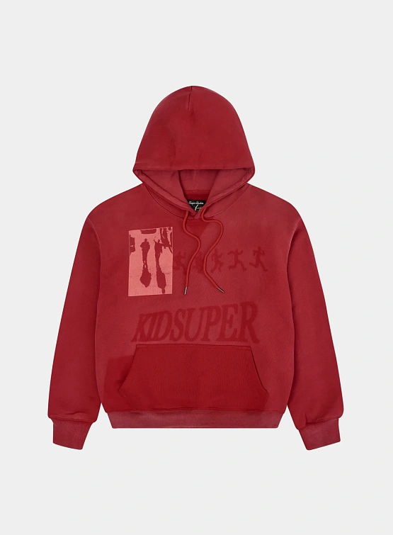 Худи KidSuper Sun Faded Red