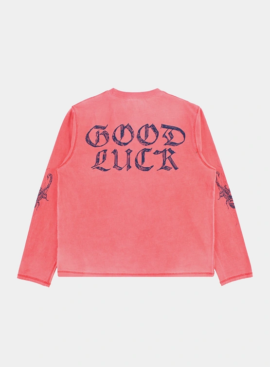 Лонгслив Daze x AA Good Luck Red