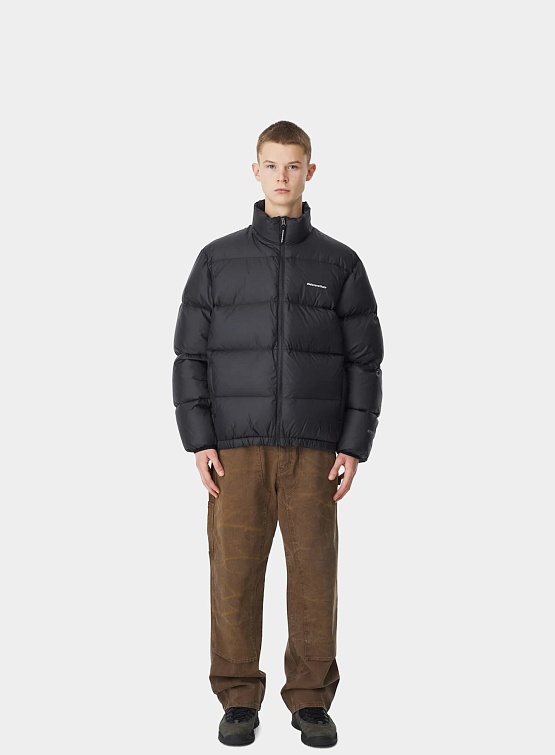 Пуховик thisisneverthat T Down Jacket Black