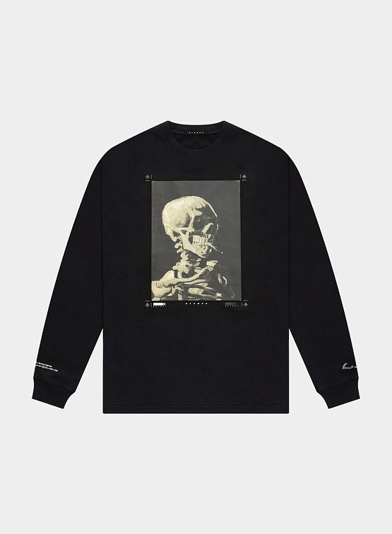 Лонгслив Stampd Skeleton LS Relaxed Tee Black