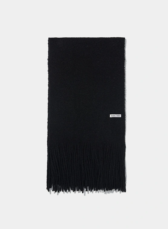 Шарф Recto Petit Wool Knit Mufller Black