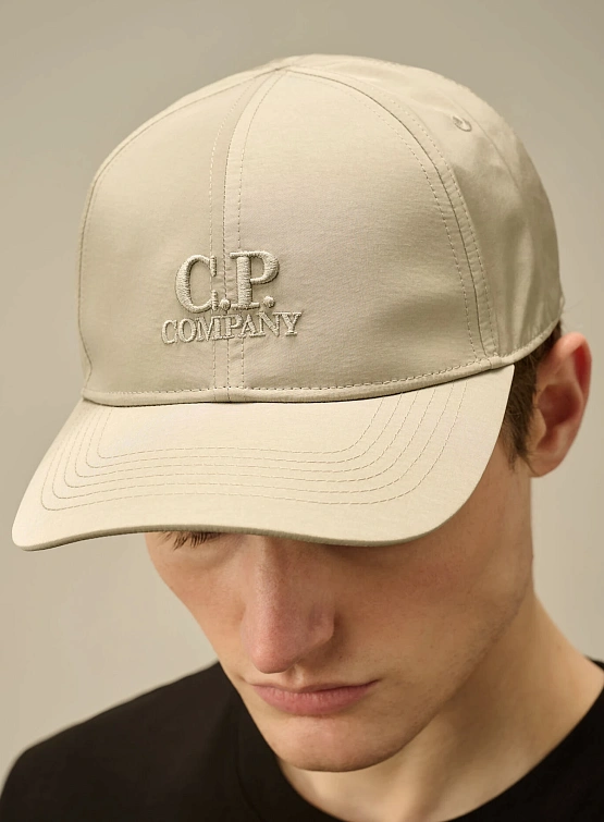 Кепка C.P. Company Chrome-R Logo Cap Vintage Khaki