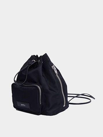 Рюкзак JUUN.J Nylon String Detail Bucket Bag Black