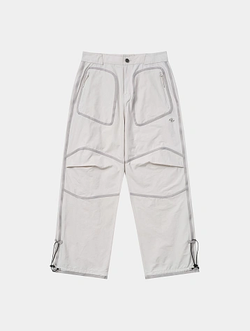 Брюки SAN SAN GEAR Webbing Patched Pants White