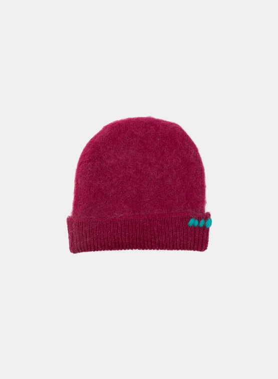 Шапка BONSAI Mohair Knit Beanie Red