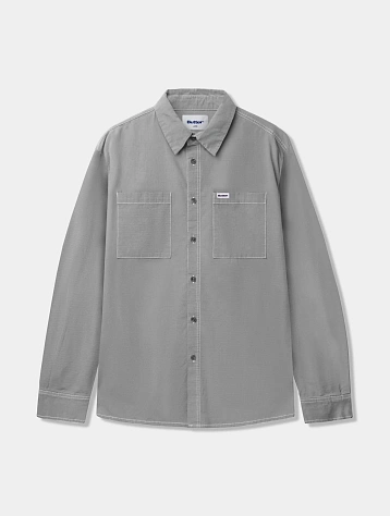 Рубашка Butter Goods Ripstop Button Up Grey