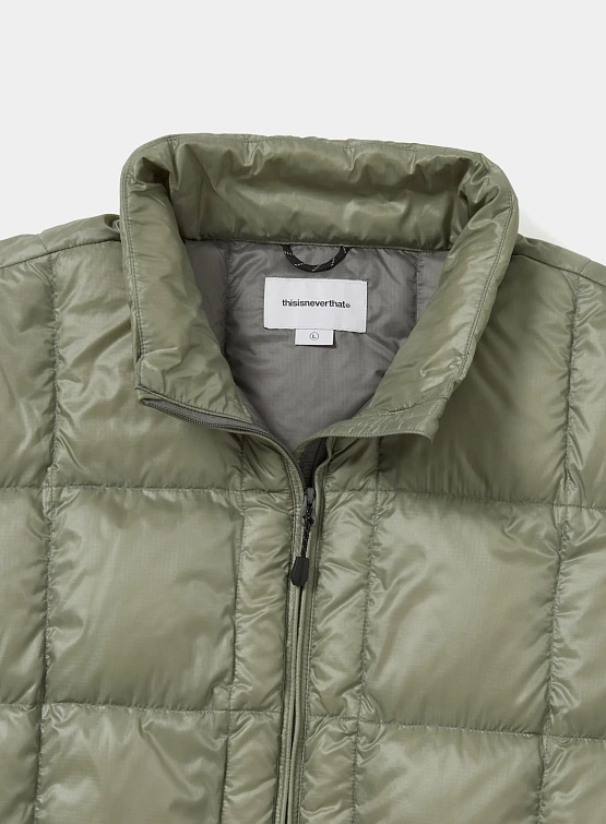 Пуховик thisisneverthat Pertex Light Down Dark Sage