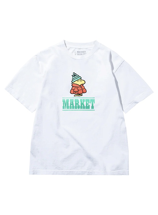 Футболка MARKET Peanuts Puffer T-Shirt Ecru