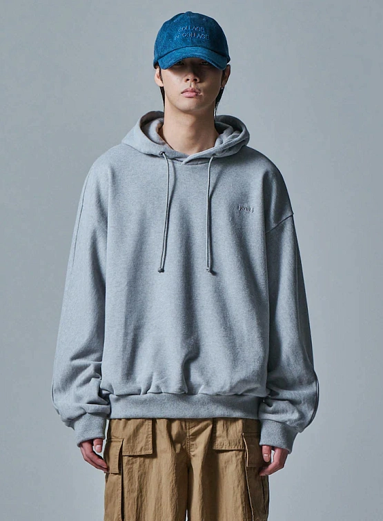 Худи JUUN.J Essential Jersey Hoodie Grey