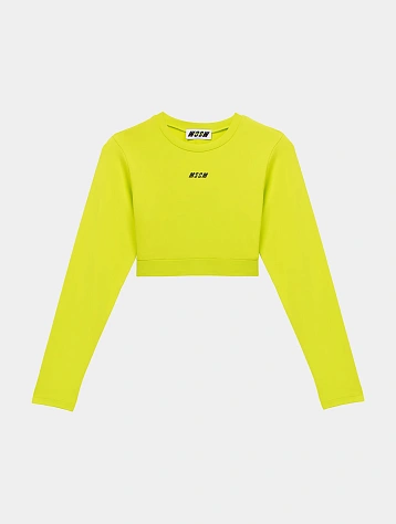 Топ MSGM Active Micrologo Lime
