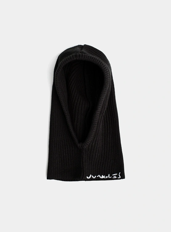 Балаклава Jungles Jungles Knit Logo Balaclava Black